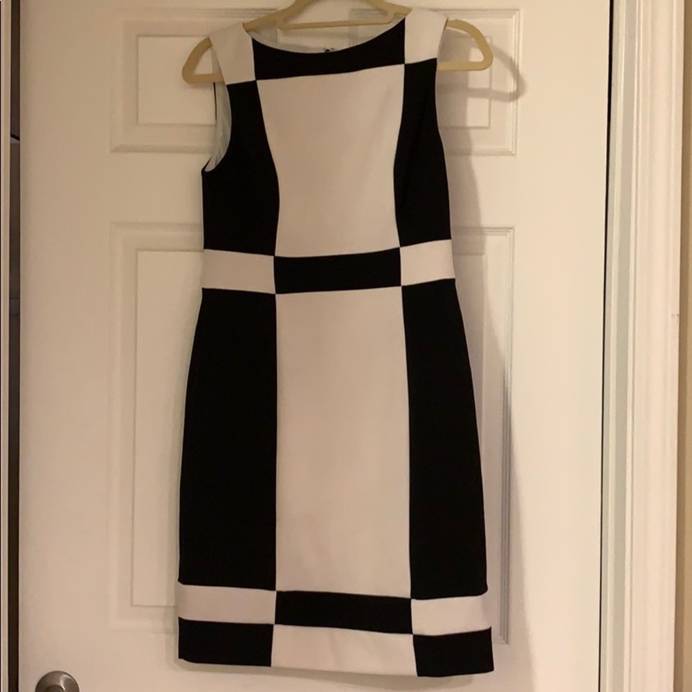 Black and white dress